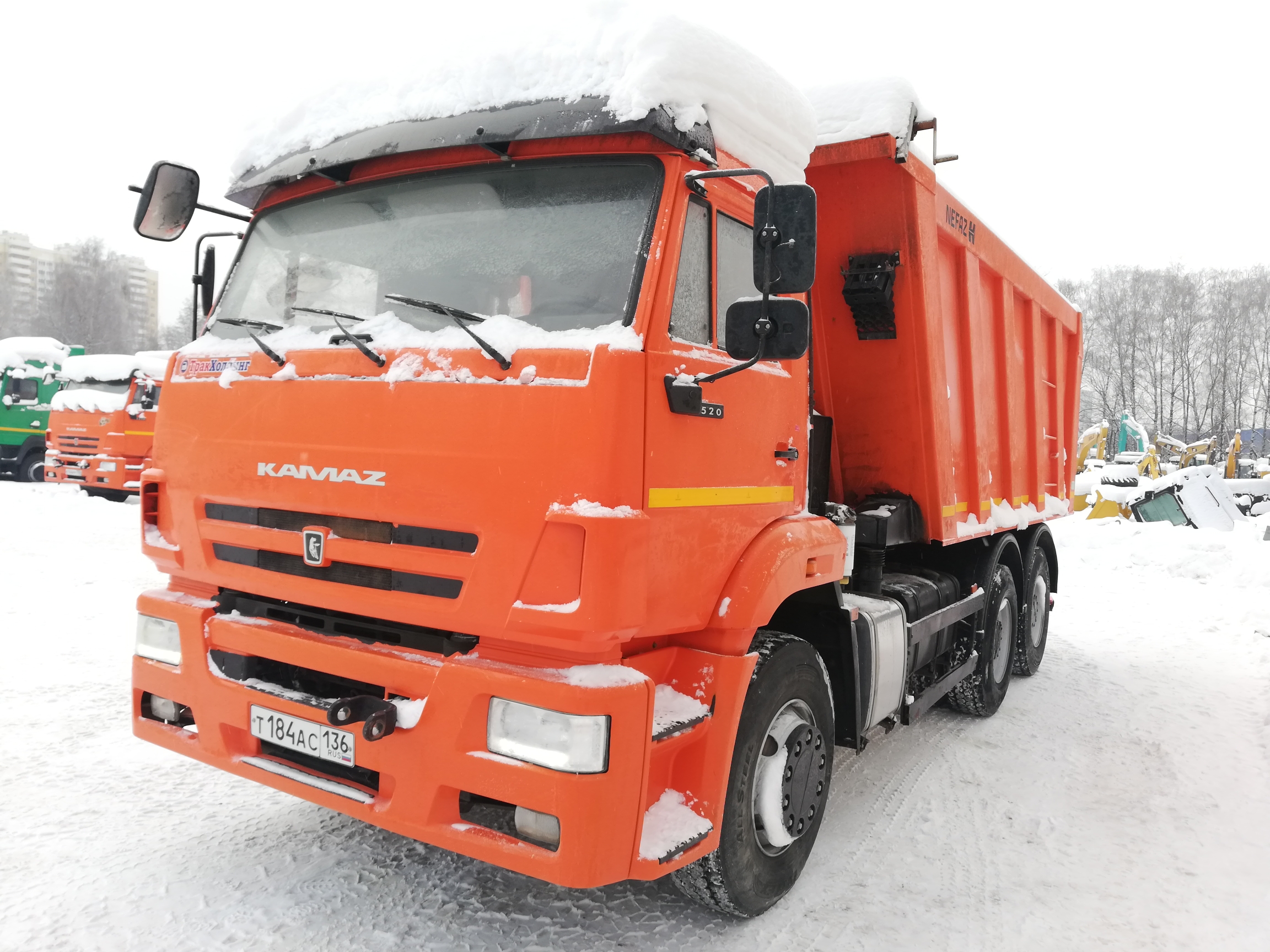 Самосвал КАМАЗ 6520-43 б/у (2017 г., 36700 км.)