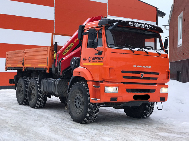 Купить бу КМУ Камаз  КМУ PALFINGER INMAN IM 150N в компании РусБизнесАвто – фото
