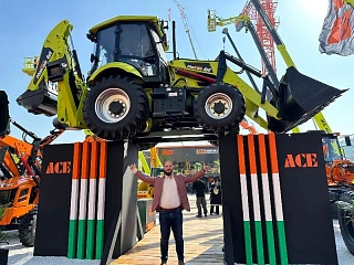 ТЕХНИКА ACE НА ВЫСТАВКЕ BAUMA ИНДИЯ