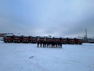 ОТГРУЗКА КРУПНОЙ ПАРТИИ ГРУЗОВИКОВ SITRAK C7H 8X4 В НИЖЕГОРОДСКОЙ ОБЛАСТИ